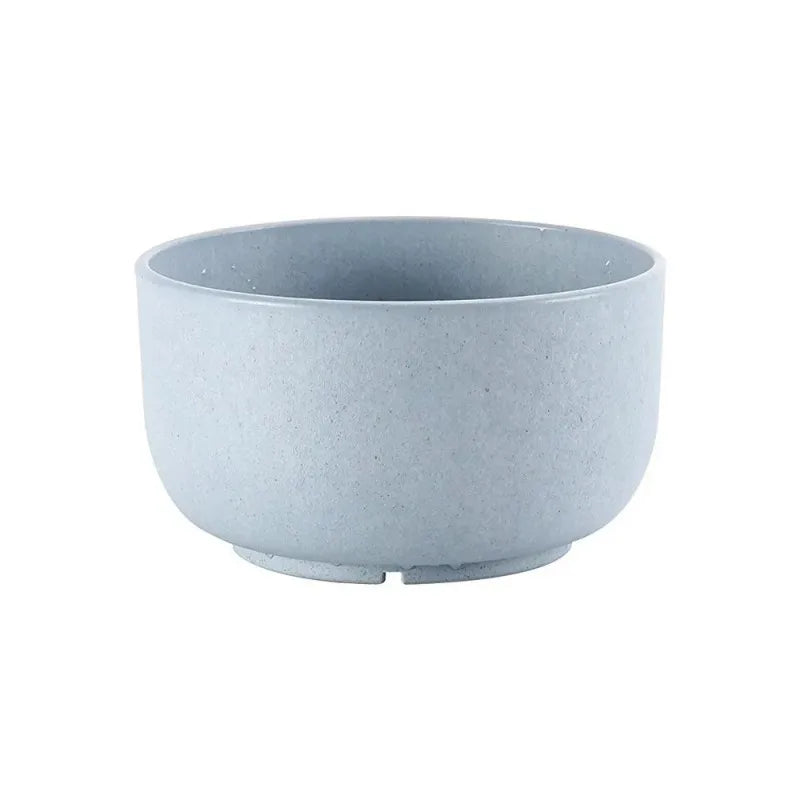 4PCS Wheat Straw Bowl Tableware Plates for Kids