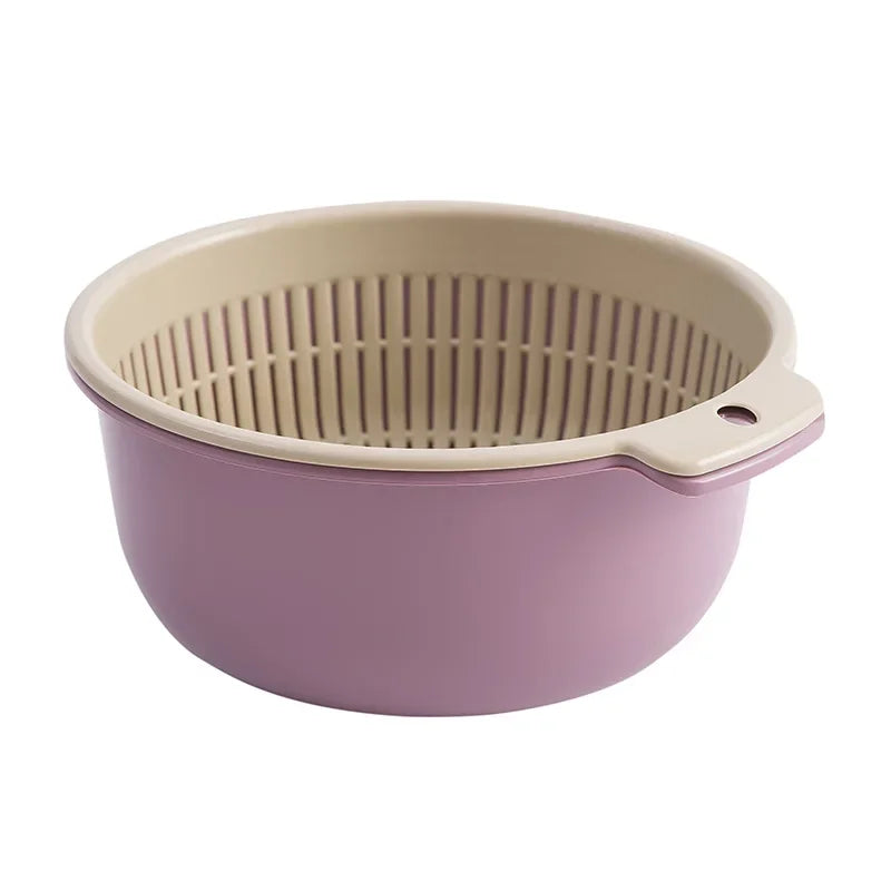 Double Layer Vegetable Washing Basket
