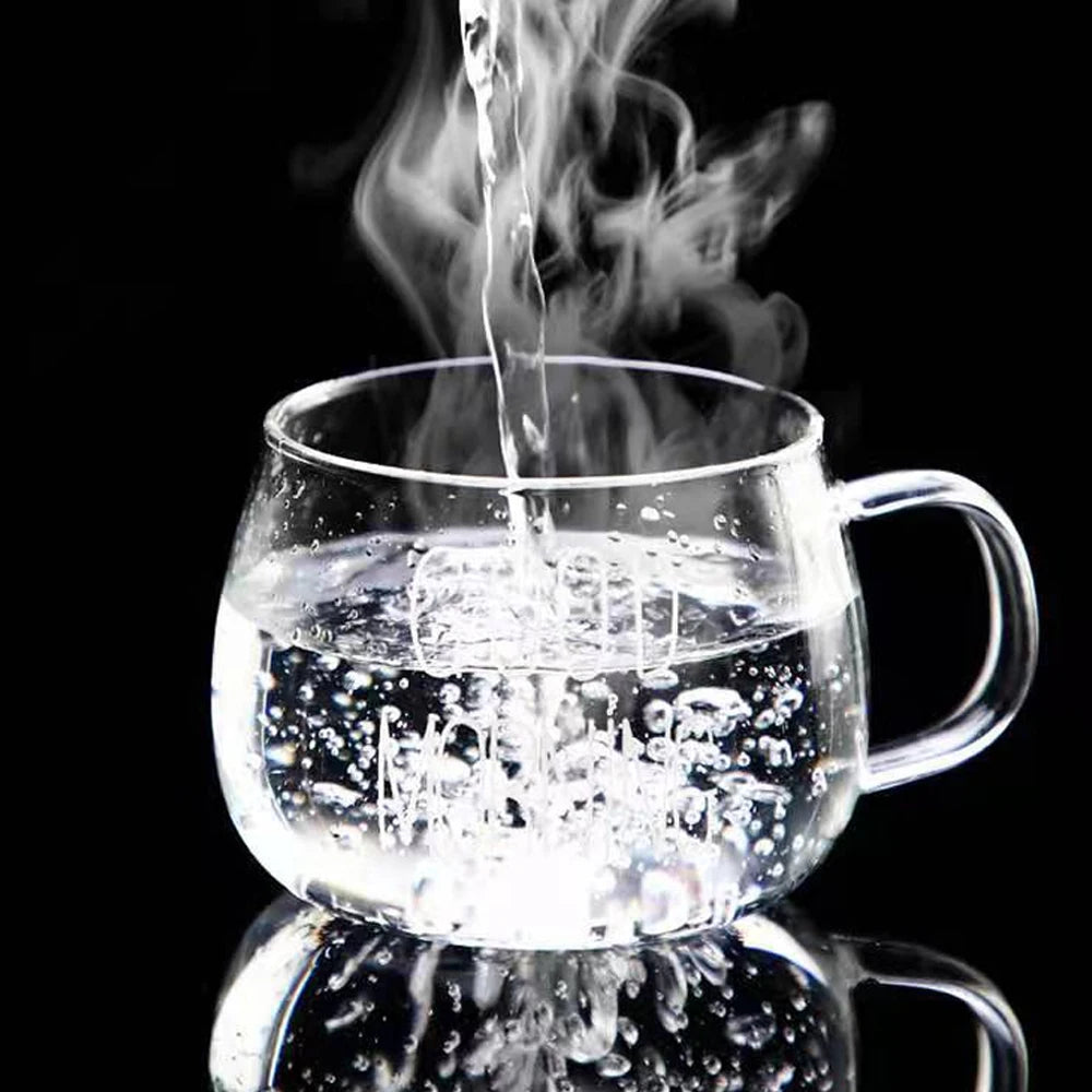 Good Morning Breakfast Glass Cup