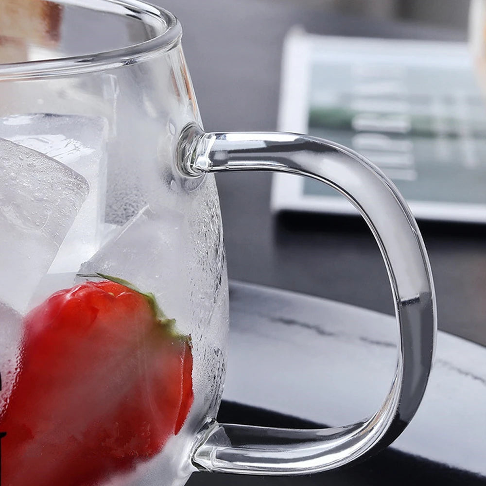 Good Morning Breakfast Glass Cup