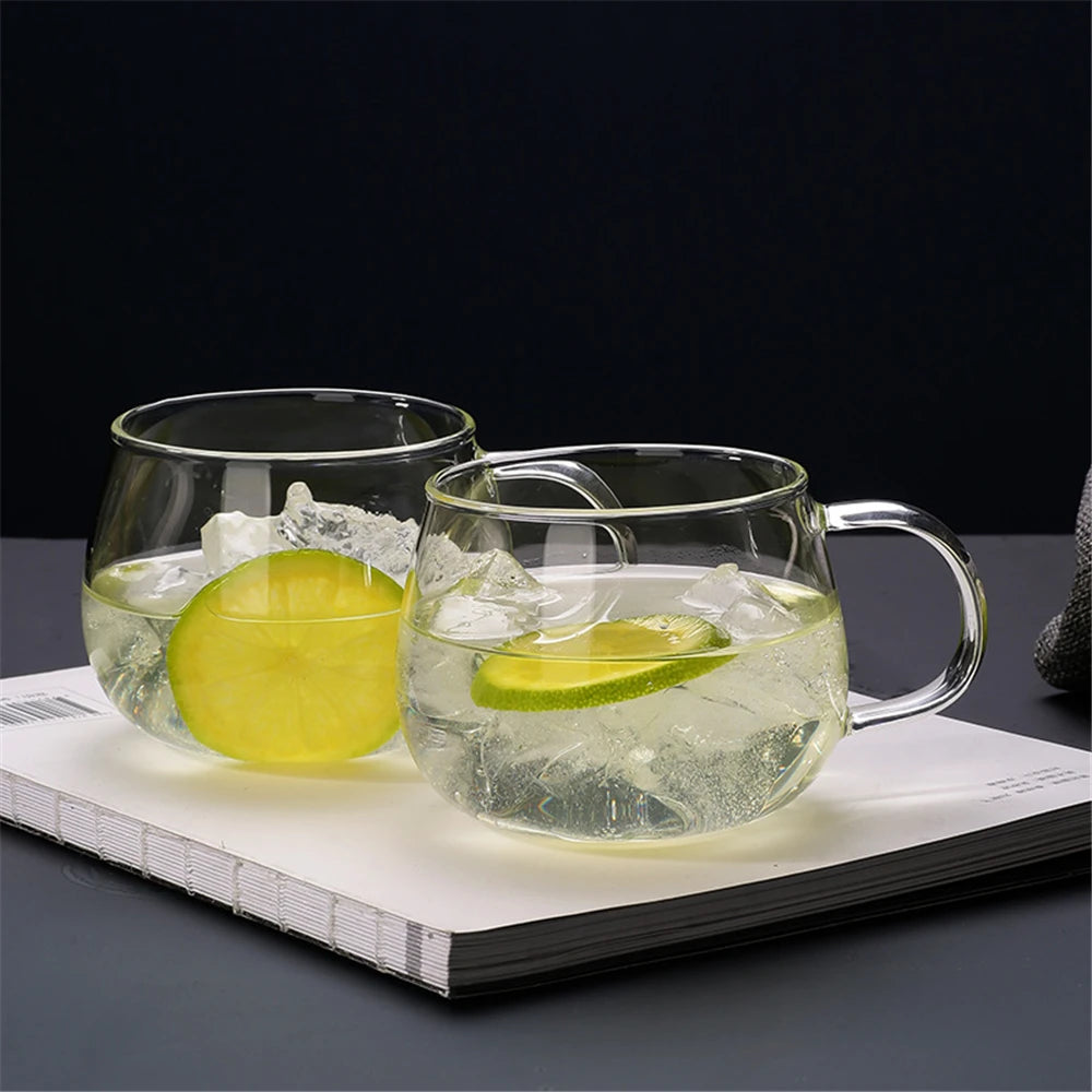 Good Morning Breakfast Glass Cup