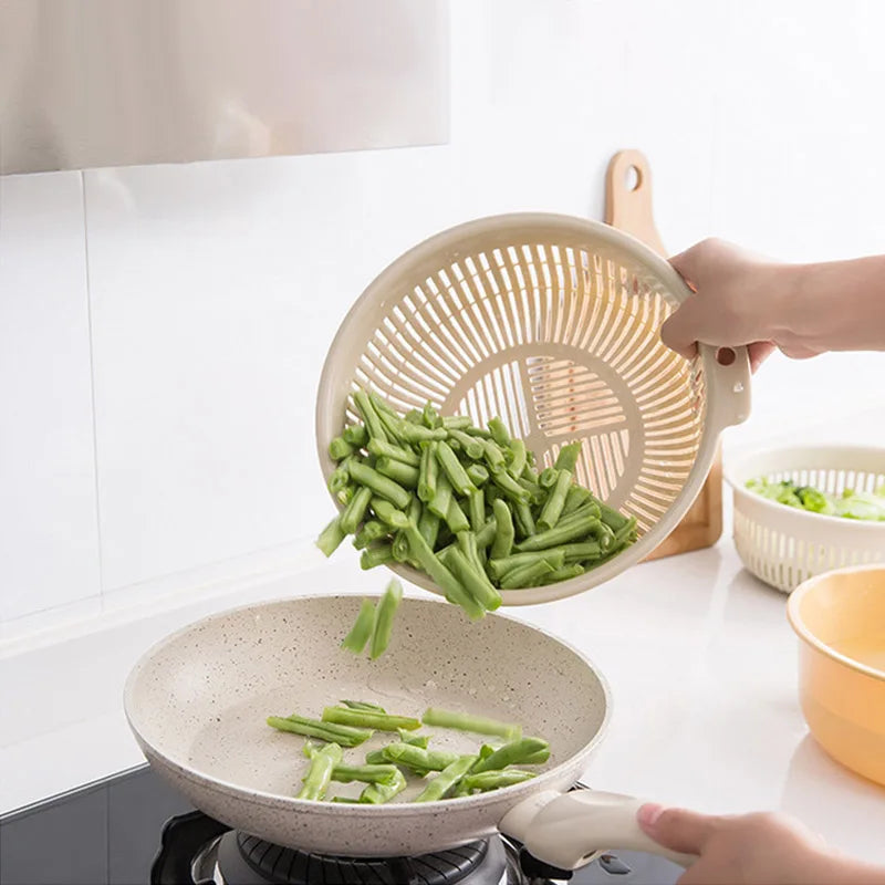 Double Layer Vegetable Washing Basket
