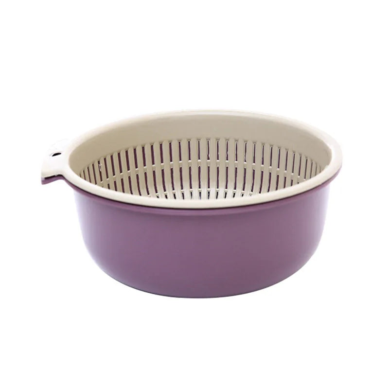 Double Layer Vegetable Washing Basket